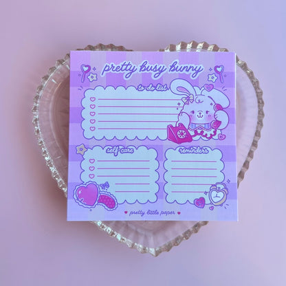pretty busy bunny ⟡ notepad